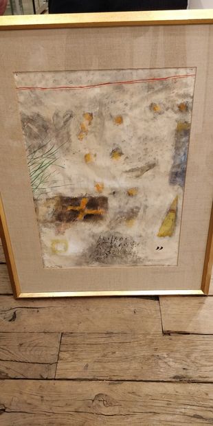  BRADLEY Martin, born 1931 
Untitled, 1963 
painting on paper, signed and dated lower...