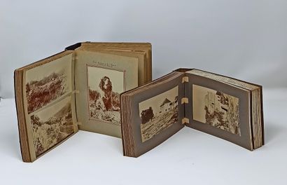 null Photography. Set of two photographic albums by one or more amateur photographers....