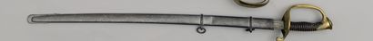 null Infantry officer saber 1855 dated 1869.

Missing watermark and pitted scabb...