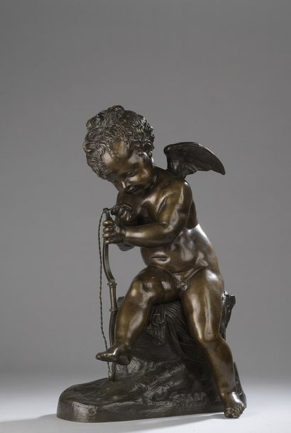 null 
Charles Gabriel Sauvage LEMIRE (1741-1827) d'après de


Putto


Bronze à patine...