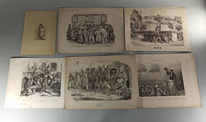 null CARICATURES

Caricatures historiques et politiques, par ou d'après Daumier,...