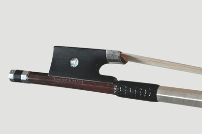 null French violin bow, made by Joseph Alfred Lamy, around 1890.

Stamped on the...