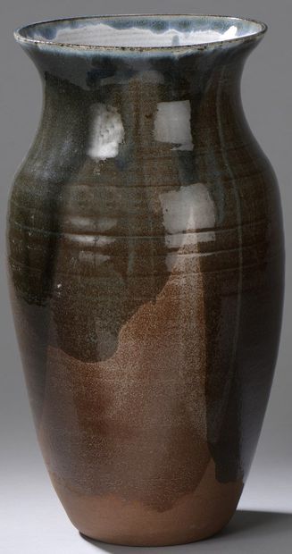 null Jacques & Michèle SERRE (born in 1936 and 1934)

Stoneware vase with ovoid body...