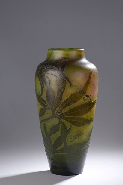 null ETABLISSEMENTS GALLE (1904-1936)

Conical vase with shoulders and ring neck....