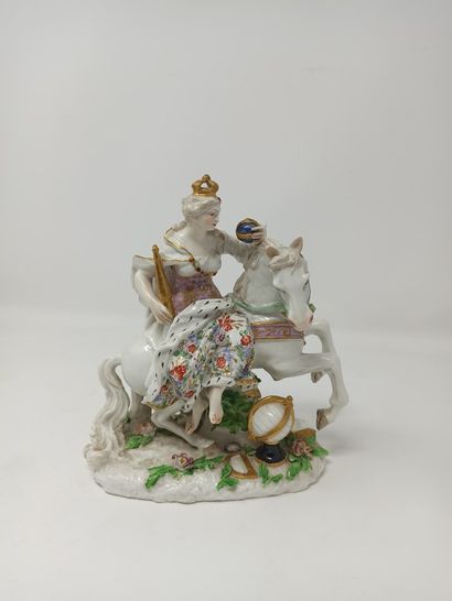 null SAMSON and Co.

Porcelain group inspired by the allegory of Europe by Johann...
