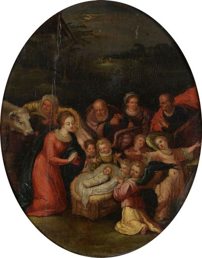 null FRANCKEN Franz II dit Le Jeune (Atelier de)

Anvers 1581 - id. ; 1642 

La Nativité

Huile...