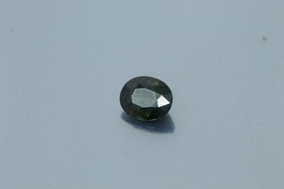 null 
Oval blue-green sapphire on paper. 




Weight : 3.69 cts.
