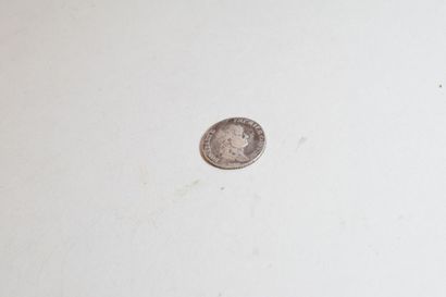 1 silver coin of a half franc 