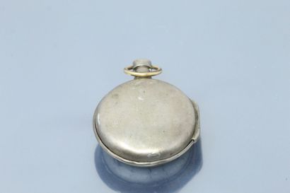 null AMELINE A AVRANCHES

18th century silver pocket watch, dial with white enamel...