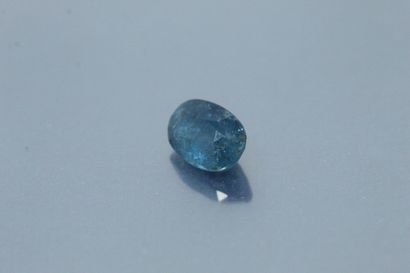 null 
Oval blue tourmaline on paper.




Weight : 2.25 cts.
