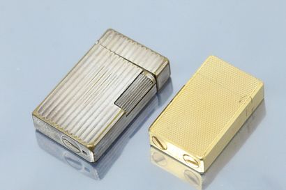 Set of two lighters, one signed S.DUPONT...