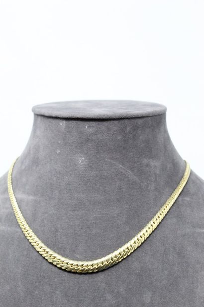 null Necklace in 18k (750) yellow gold. 

Necklace size : 41.5 cm. - Weight : 15,74...