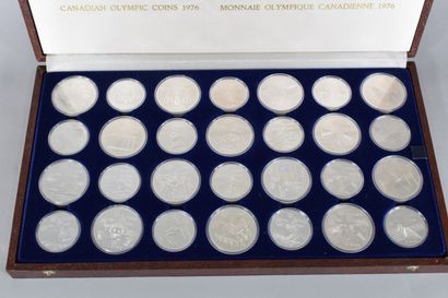 null Canadian Olympic Mint

Montreal 1976 Olympic Games set containing 28 silver...