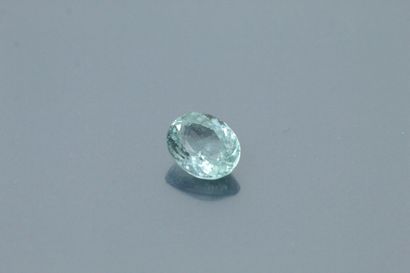 null 
Blue-green oval tourmaline on paper.




Accompanied by an analysis report....
