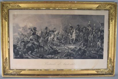 The battle of Austerlitz engraving after...