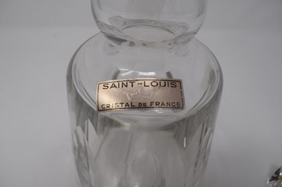 null SAINT-LOUIS

Crystal decanter, "Jersey" model, mark on the base, Cristal St-Louis...