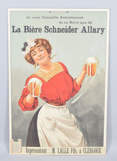 null 2 cartons of advertising SCHNEIDER ALLARY beer. I advise you to drink only Schneider...
