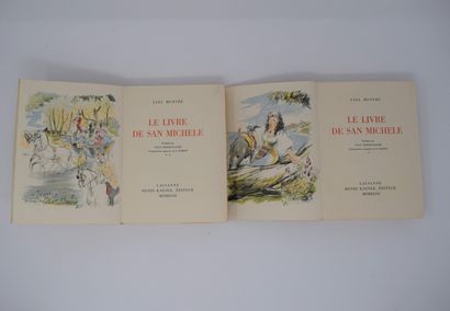 null Set of three works from the editions of DU GRAND CHÊNE, Lausanne:

LE LIVRE...