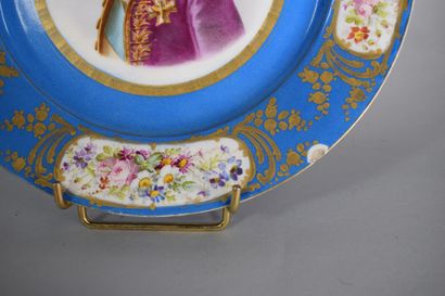 null « Louis XVI » « Marie -Antoinette »

Deux assiettes en porcelaine de Sèvres

avec...