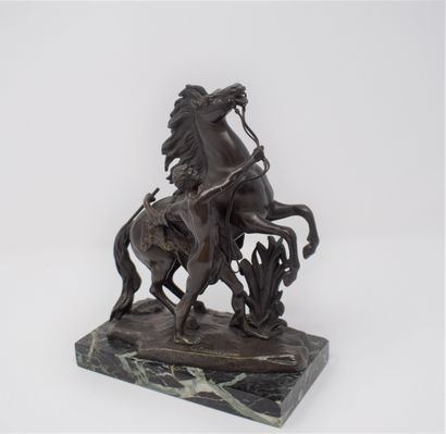 null COUSTOU Guillaume , after 

Group of horses of Marly 

Bronze, (right version)...