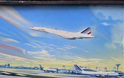null PEYROLLE Pierre (XX)

AIR FRANCE, Concorde taking off in front of Charles de...