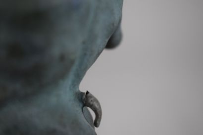 null Faune dansant de Pompéi, bronze d'après l'Antique selon l'oeuvre qui orne le...