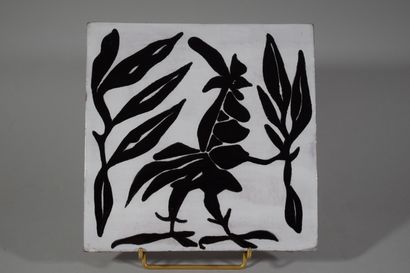 null LURCAT Jean (1892-1966) d'ap.

Glazed ceramic tile decorated with a stylized...