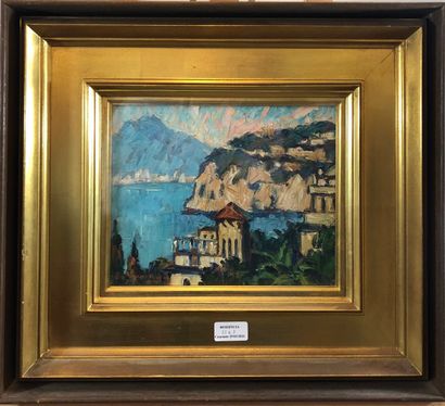 null MODERN SCHOOL

The Boats 

Oil on canvas 

Illegible signature in bottom on...