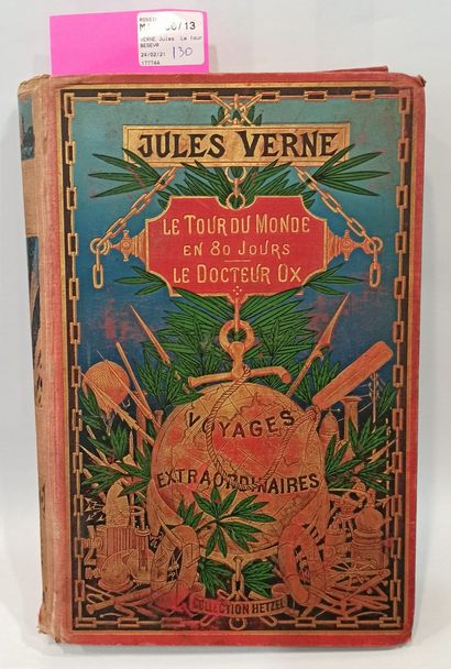 null VERNE Jules. Le tour du monde en 80 jours - Le docteur Ox, Hetzel.

Cartonnage...