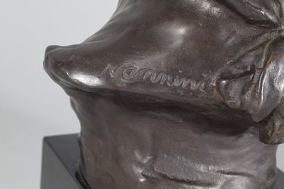 null NANNINI Raphaël (XIX-XX)

"Mozart

Bust in bronze

H: 28 cm