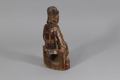 null CHINE, XIXème siècle,

Statuette de bouddha en bois

Voir attestation jointe...