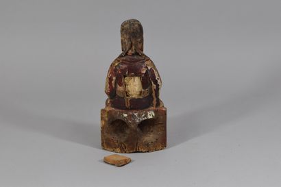 null CHINA, 19th century,

Wooden Buddha statuette

See certificate attached to the...