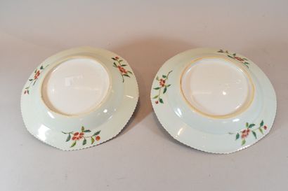 null CHINA, 20th century,

Two dishes in the green family style 

D. 24,5 cm.