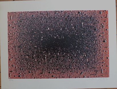 XENAKIS Constantin 
Serigraphy signed on...