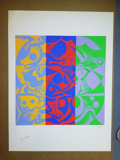null DEL DRAGO

Serigraphy on paper. Signed lower right. Némrotée on 70

78x58cm