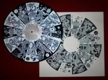 RIVAIS Yak 
Serigraphy on 33t vinyl signed...