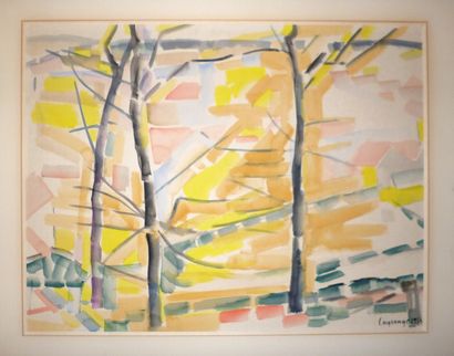 LAGRANGE Jacques 
1953 
Gouache and ink on...