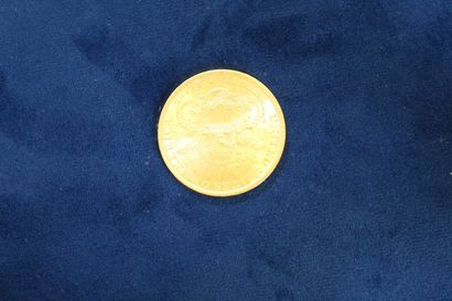 null 
Pièce en or de 20 dollars (1895). 

Poids : 33.43 g. 
