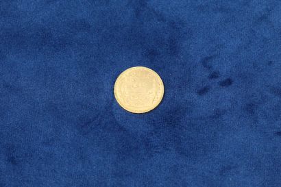 null 1 pièce en or de 20 Francs Tunisie 1904 A.

Poids : 6.45g.

TB à TTB.