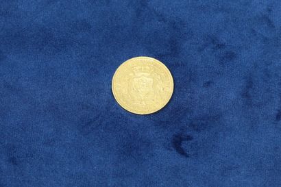 null 1 gold coin of 40 Lire Charles Félix 1825.

Weight : 12.90g.

VG to TTB.