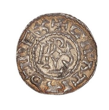 null Charles the Bald (840-877)

Denarius of Quentovic. 

D. 812.

Rare in this state,...