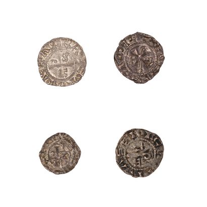 null Abbey of Corbie (11th century)

Lot of 3 denarii and 1 obol. 

B. 1909-1910...