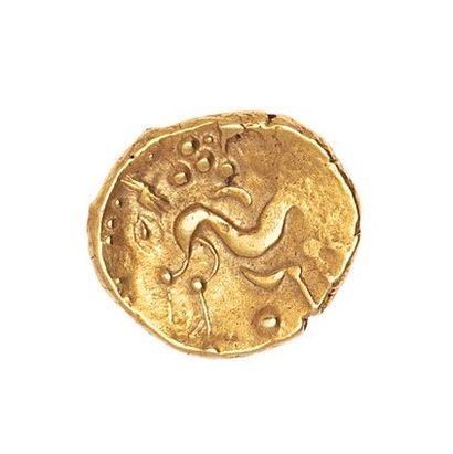 null Ambiens. Uniface gold statere (60-50 B.C.) 

D.T. 244. 

VG to GG. 

Weight...