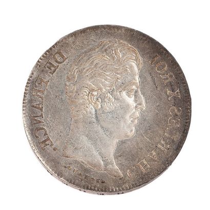 null CHARLES X

Rare frappe incuse de l'avers de la 5 francs deuxième type (1827-1830)...