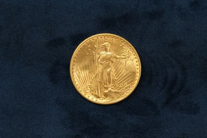 null 1 pièce en or de 20 dollars "Saint Gaudens double Eagle" 1914 (San Francisco).

TB...