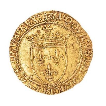 null 
Louis XII (1498-1514)





Ecu of gold with the sun point 20 obverse and point...