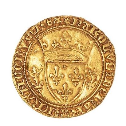 null Charles VII (1422-1461)

Ecu d'or ou écu neuf 1er émission (1436) Saint Quentin....