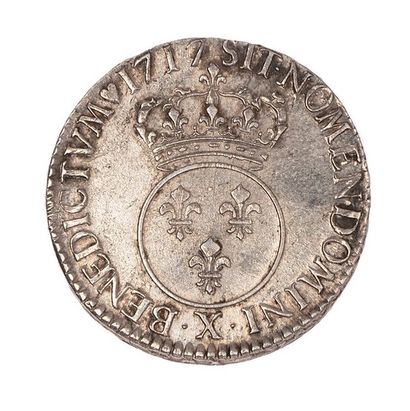 null Louis XV (1715-1774)

Half executive Vertugadin 1717X. 

Dup. 1652. 

New blank,...