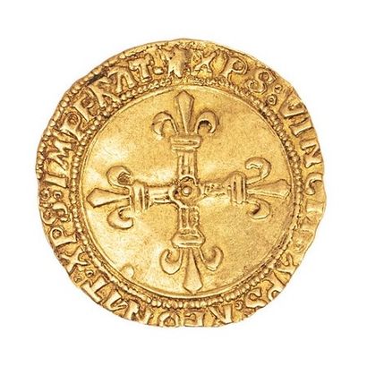 null 
Louis XII (1498-1514)





Ecu of gold with the sun point 20 obverse and point...