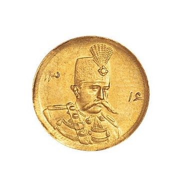 null IRAN - MUZAFFAREDIN

Half Toman in gold struck in 1316 

Frieberg : 71

SUP.

Weight...